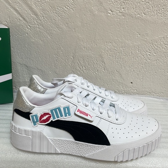 Puma - Women’s Leather Sneakers - Picture 5 of 8